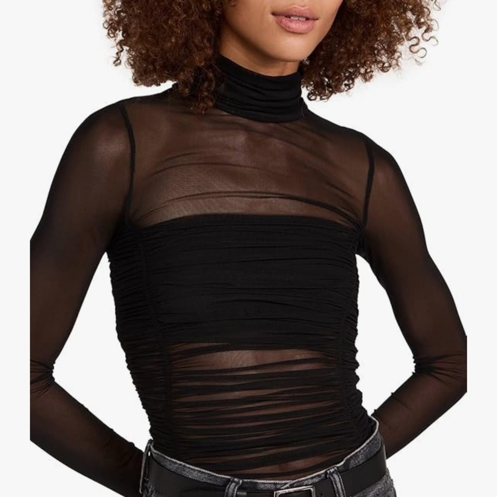Free People mesh bodysuit
